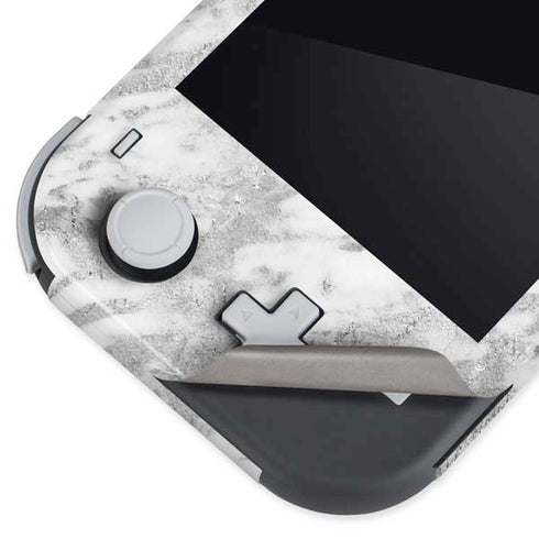 Silver Marble Nintendo Switch Lite Skin